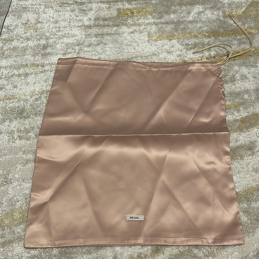 Prada dust shoe bag